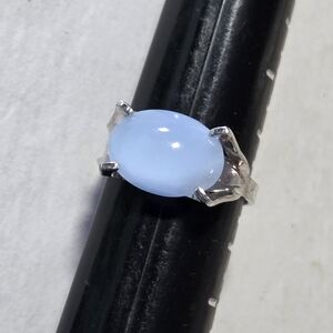 70s, sarah coventry moon beam silver tone ring size 8 adjustable